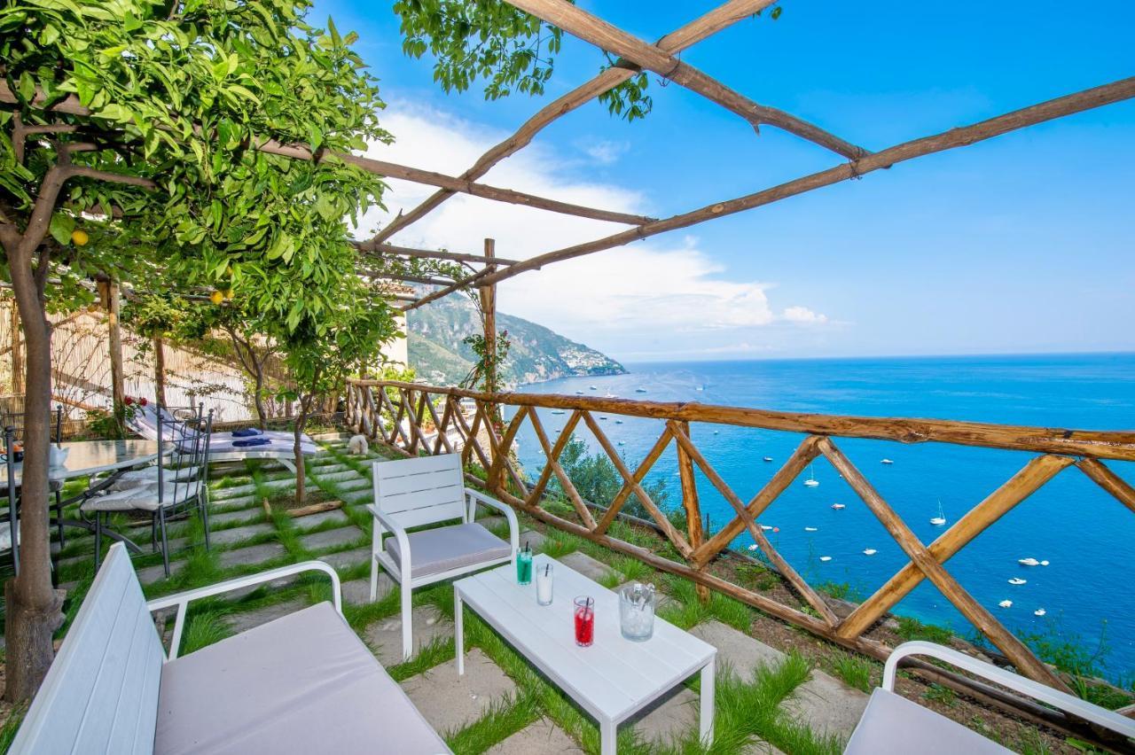 Villa Briganti Seaview Terrace Positano Eksteriør bilde